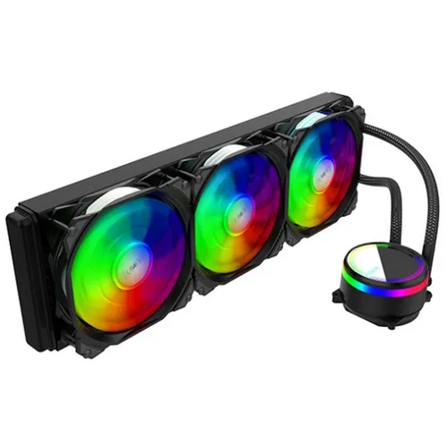 Система водяного охлаждения ALSEYE M360B, 4-pin, ARGB, 120мм, черный, retail