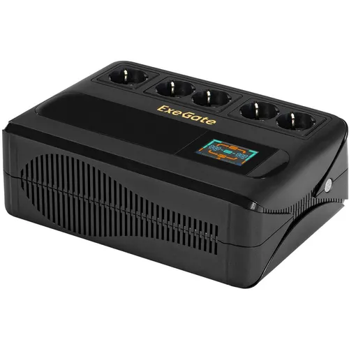 ИБП EXEGATE Neo Smart BU-800.LCD.AVR.5SH, 800ВA [ex295685rus]