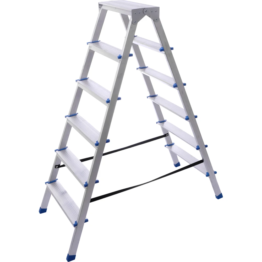 Оцинкованная двухсторонняя стремянка STAIRS OS206