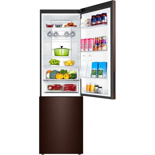 Холодильник двухкамерный HAIER C4F740CLBGU1 инверторный, коричневый