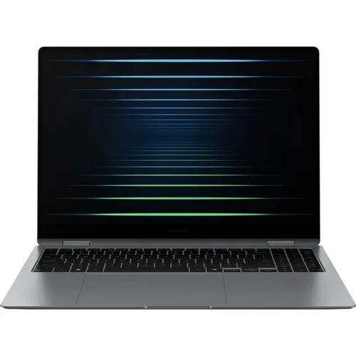 Ноутбук Samsung Galaxy Book 5 Pro 360 NP960, 16", 2025, трансформер, AMOLED, Intel Core Ultra 5 226V 2.1ГГц, 8-ядерный, 16ГБ LPDDR5x, 512ГБ SSD, Intel Arc 130V, Windows 11 Home, серый [np960qha-kg3in]