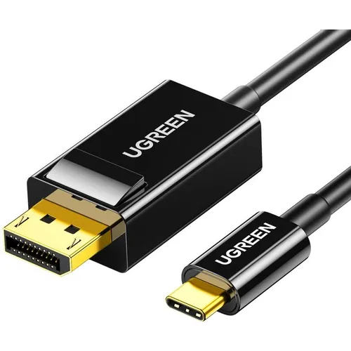 Кабель видео UGREEN MM139, USB Type-C (m) - DisplayPort (m), 1.5м, черный [50994]