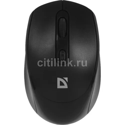 Мышь беспроводная Defender Vision, Bluetooth/Радио, оптическая, USB, 1600dpi, черный и темно-серый [52376]