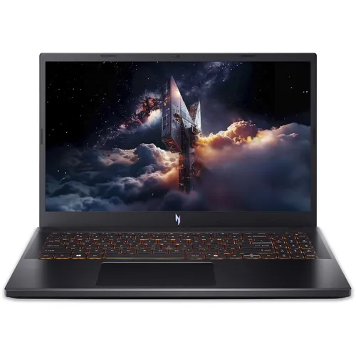 Ноутбук игровой Acer Nitro V 15 ANV15-52-92DD, 15.6", IPS, Intel Core i9 13900H 2.6ГГц, 14-ядерный, 16ГБ DDR5, 512ГБ SSD, NVIDIA GeForce RTX 5060 для ноутбуков - 8 ГБ, без операционной системы, черный [nh.qz8em.001]