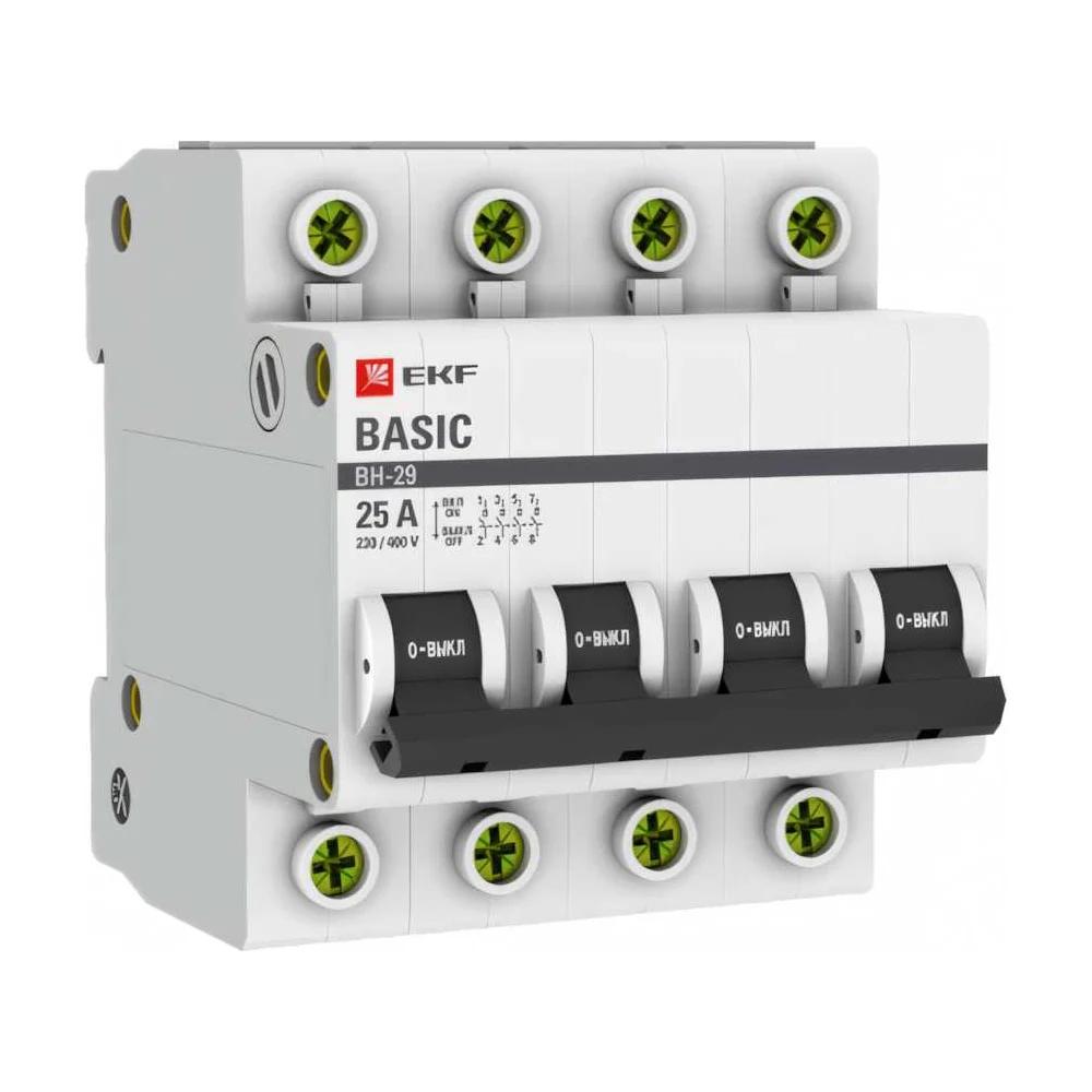 Выключатель нагрузки EKF Basic ВН-29 SL29-4-25-bas