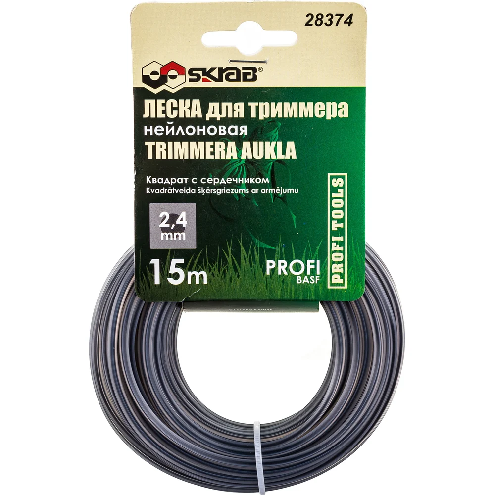 Леска для триммера SKRAB 28374