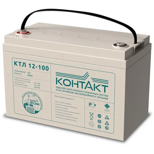Аккумуляторная батарея КОНТАКТ КТЛ 12-100 для ИБП, 12В, 100Ач [kntktl1201000f8]