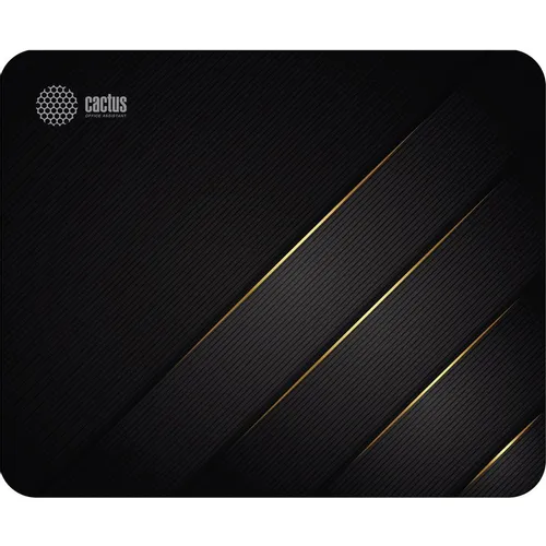Коврик для мыши Cactus Gold Geometry ткань, 300х250х2мм [cs-mpc-p04m]