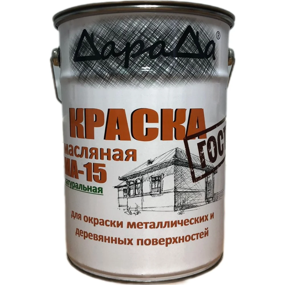 Масляная краска ДараДа МА-15 DMA15Y25