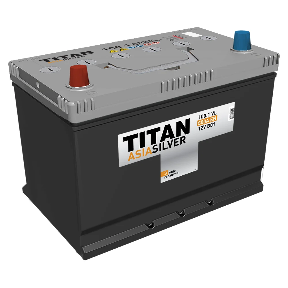 Аккумулятор TITAN ASIASILVER 100.1 VL B01 4607008887372