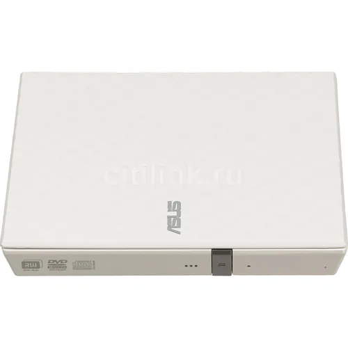 Оптический привод DVD-RW ASUS SDRW-08D2S-U LITE/WHT/G/AS, внешний, USB, белый(бежевый), Ret