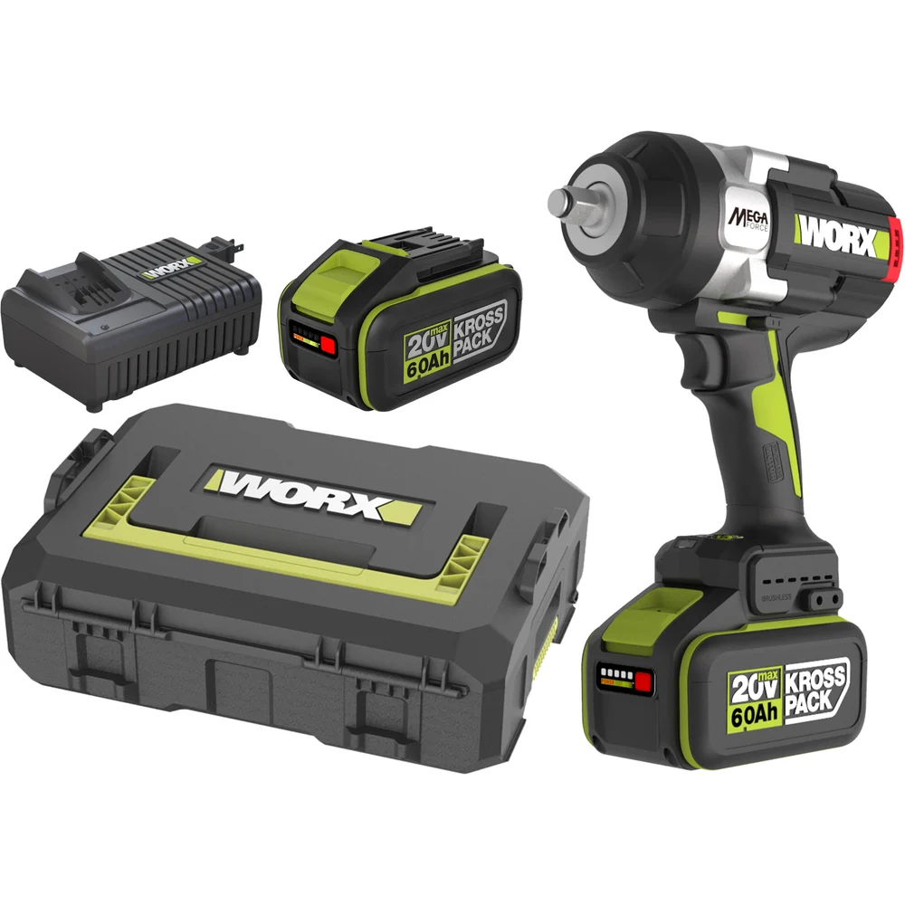 Аккумуляторный ударный гайковерт WORX Professional WU272