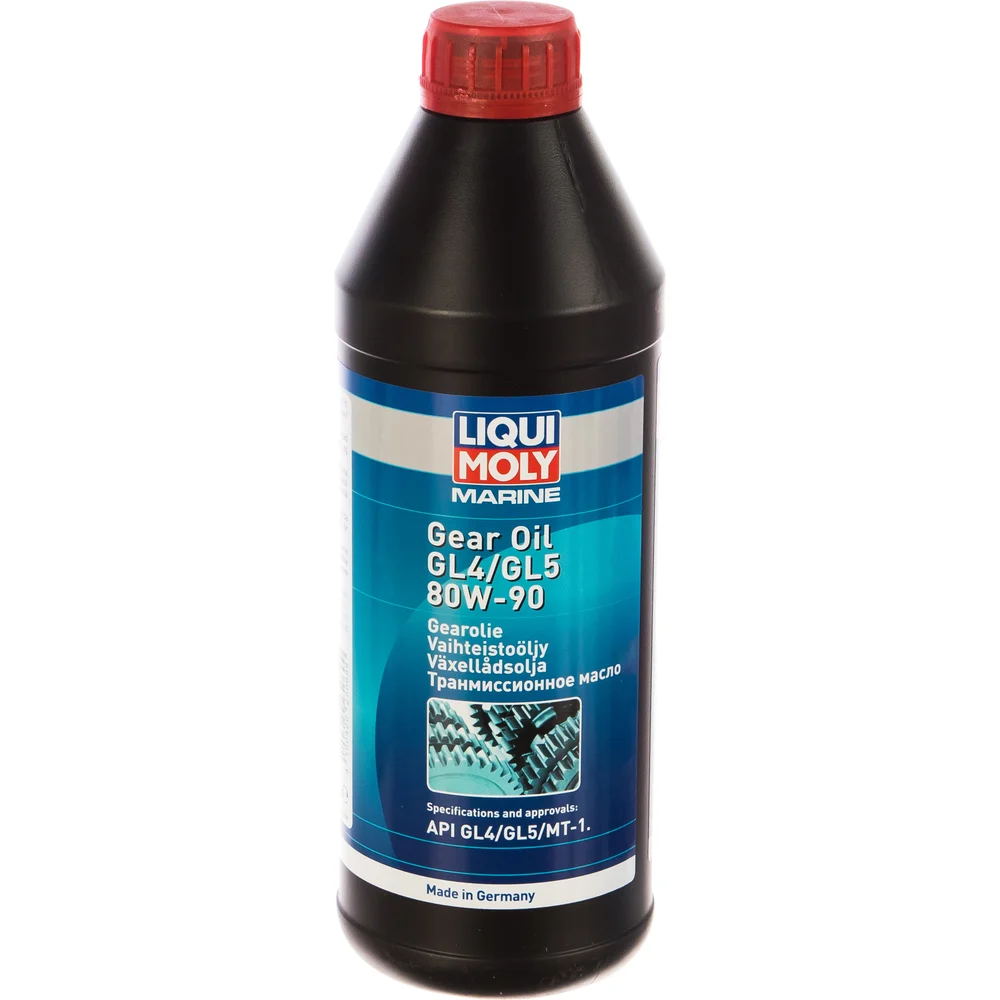 Минеральное трансмиссионное масло для водной техники LIQUI MOLY Marine Gear Oil 80W-90 GL-4/GL-5/MT-1 25069
