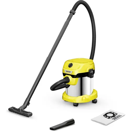 Строительный пылесос Karcher WD 2 Plus S V-15/4/18, желтый [1.628-050.0]