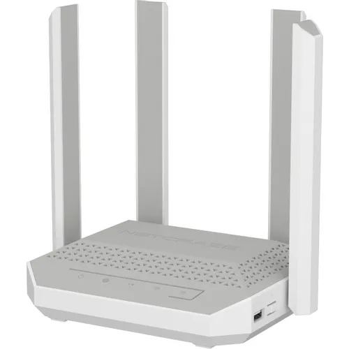Wi-Fi роутер KEENETIC Netcraze Hopper, Wi-Fi 6, AX3000, 2.4/5ГГц, 4 WAN/LAN, белый [nc-3811]
