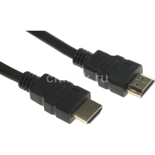 Кабель аудио-видео PREMIER 5-813, HDMI (m) - HDMI (m), ver 2.0, 1.5м, GOLD, ф/фильтр, черный [5-813 1.5]