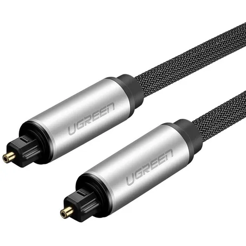 Кабель аудио UGREEN AV108, Toslink - Toslink, 3м, серый [10541]