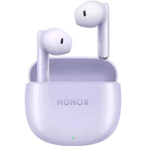 Наушники Honor Earbuds X6, Bluetooth, вкладыши, фиолетовый [5503abkc]