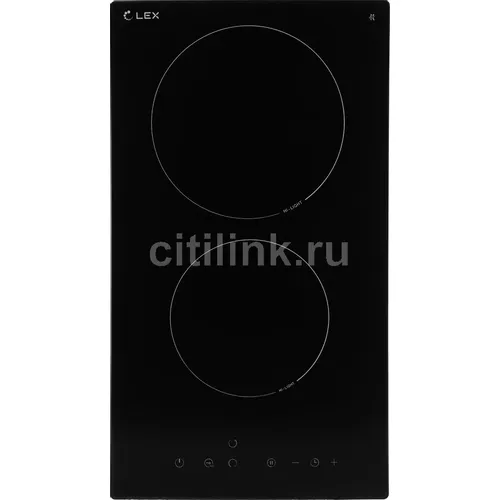 Электрическая варочная поверхность LEX EVH 320B BL, конфорок: 2 шт., стеклокерамика, независимая, черный