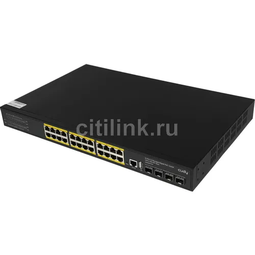 Коммутатор CUDY GS5024PS4-400W, управляемый