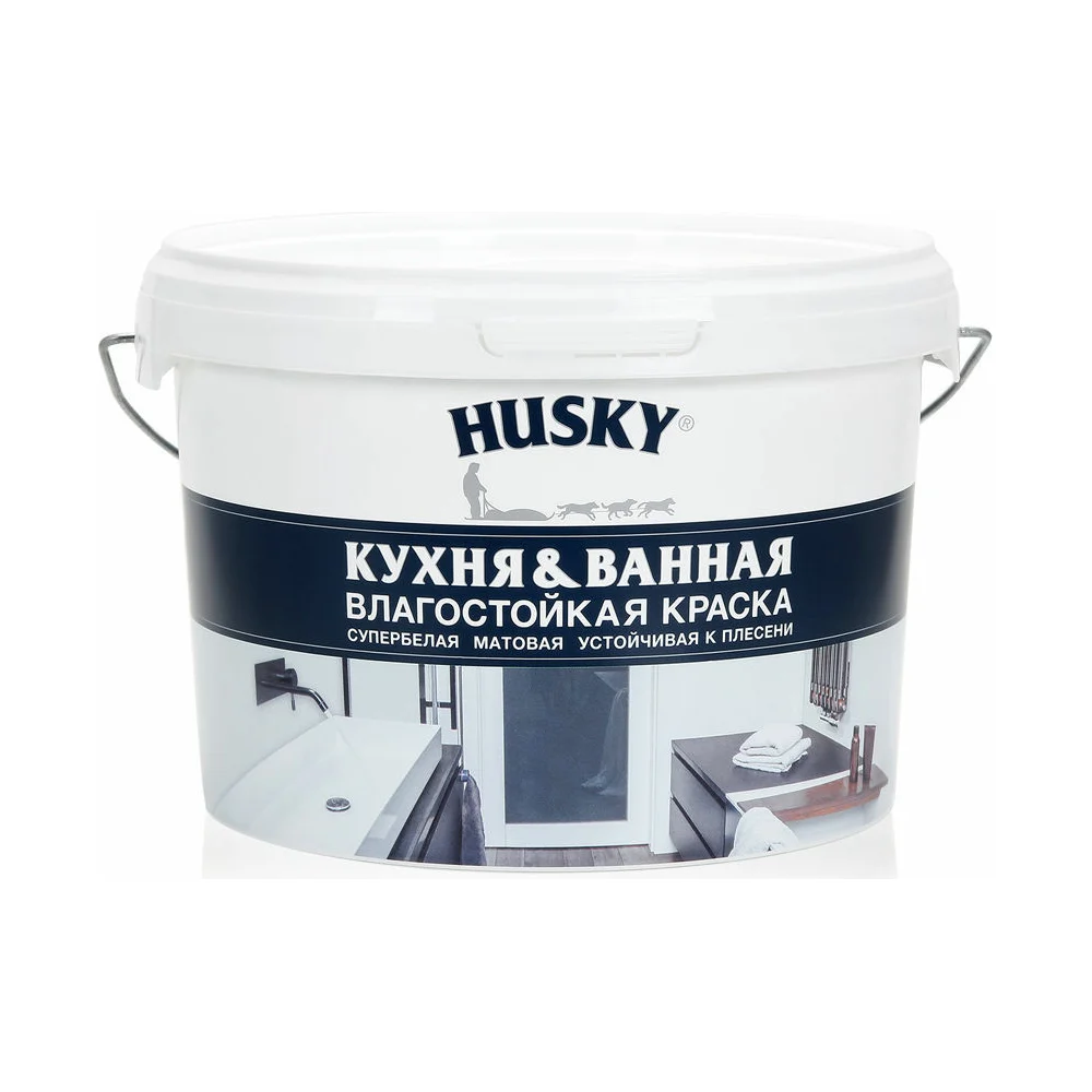 Краска для кухонь и ванных комнат HUSKY 32503