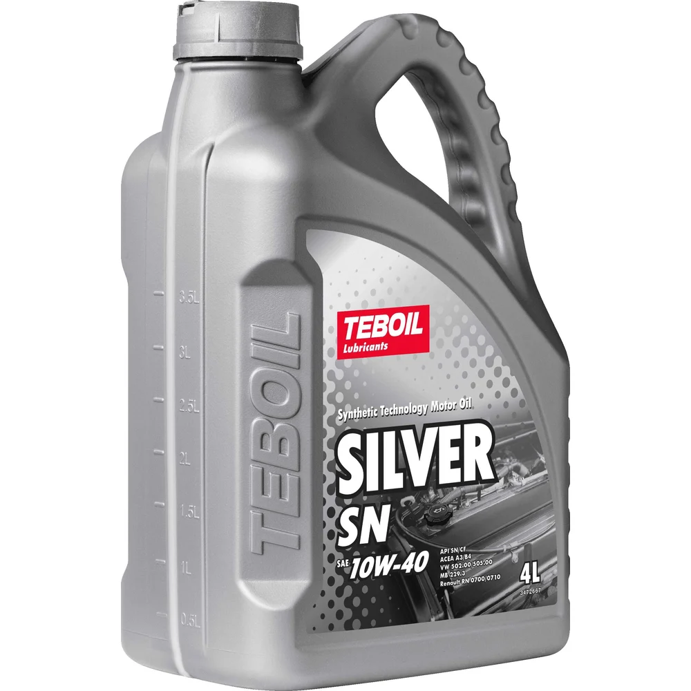 Моторное масло TEBOIL Silver Sn, 10w-40, 4 л 3452412