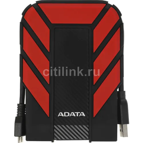 2ТБ Внешний диск HDD A-Data DashDrive Durable HD710Pro, USB 3.0, красный [ahd710p-2tu31-crd]