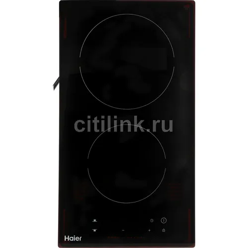 Электрическая варочная поверхность HAIER HHY-C32RVB, конфорок: 2 шт., стеклокерамика, независимая, черный