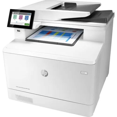 МФУ лазерное HP Color LaserJet Enterprise M480f цветная печать, A4, белый [3qa55a]