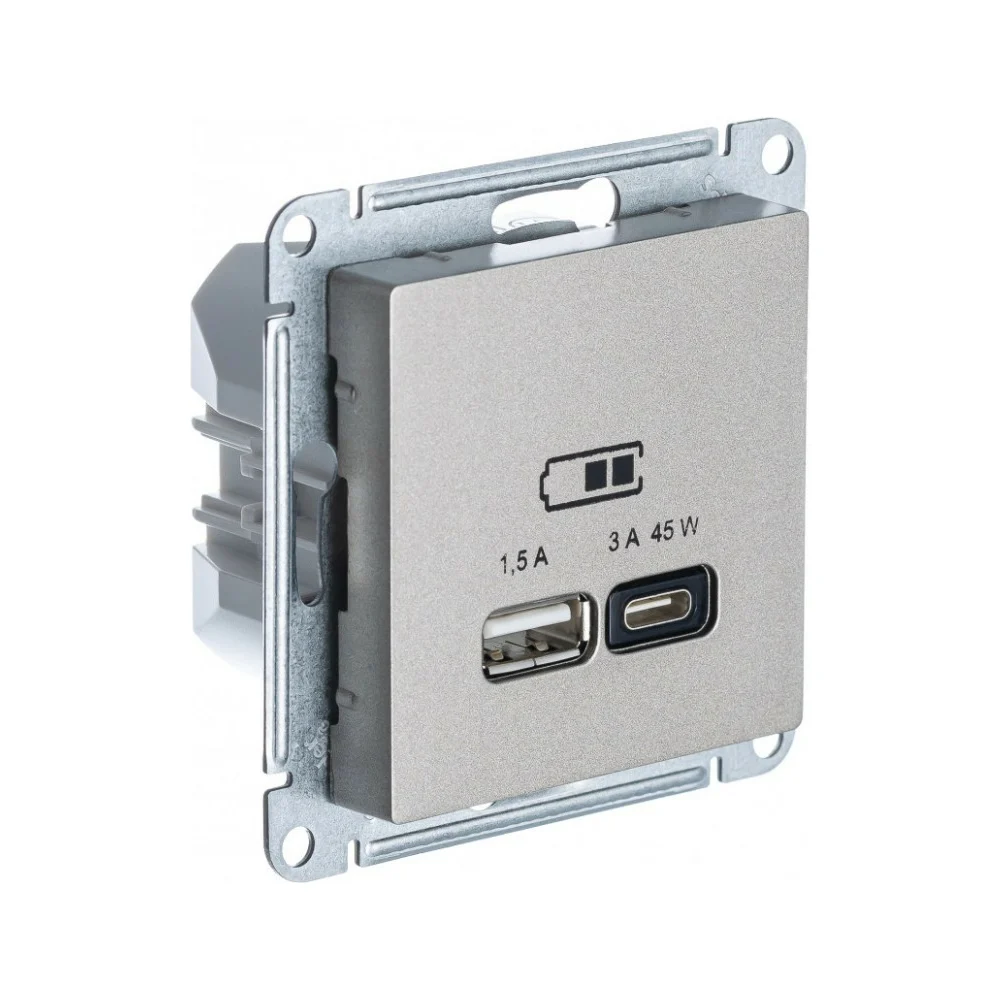 Usb розетка Systeme Electric Atlasdesign ATN000529