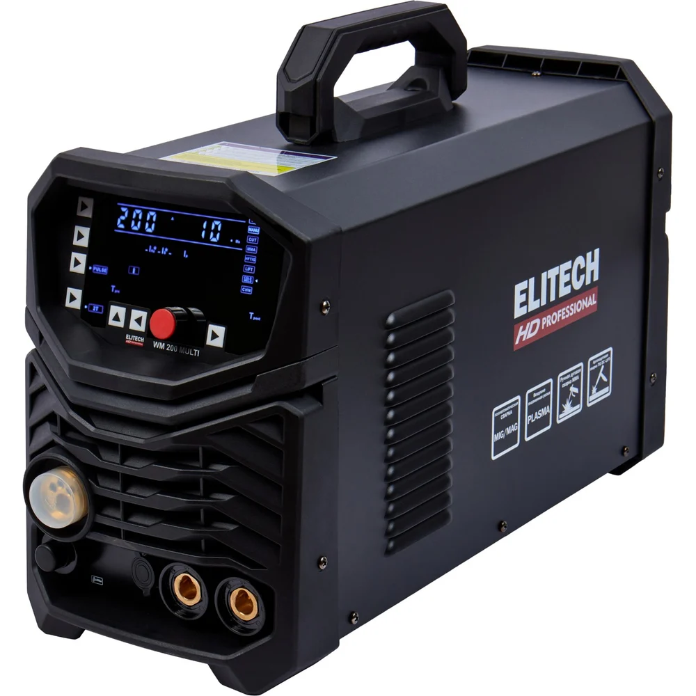 Инверторный сварочный аппарат Elitech HD WM 200 Multi 204481