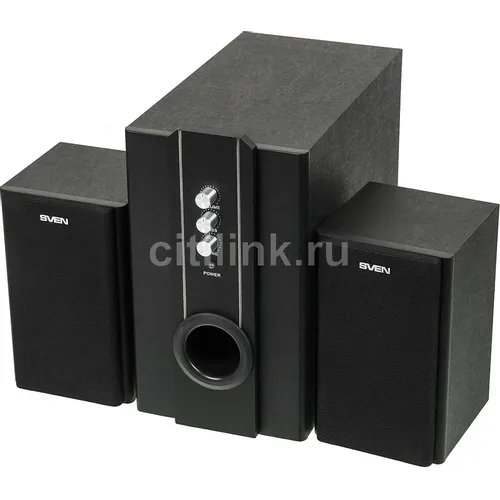 Колонки Sven SPS-820, 2.1, черный [sv-0130820bk]