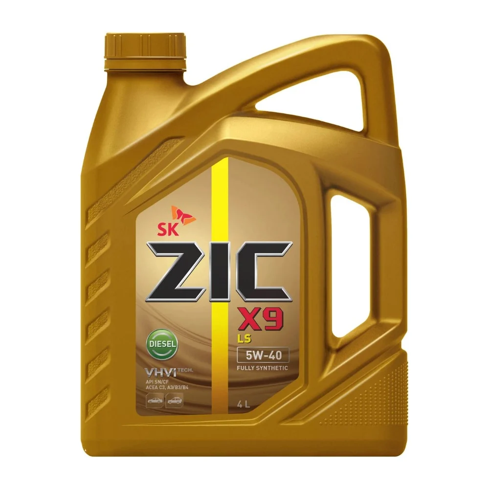 Синтетическое масло для легковых авто zic X9 LS 5w40 Diesel SN/CF MB-Approval 229 dexos2 162609
