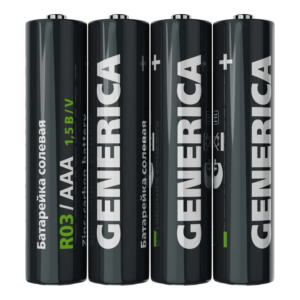 Солевая батарейка GENERICA r03/aaa ABT-R03-ST-S04-G