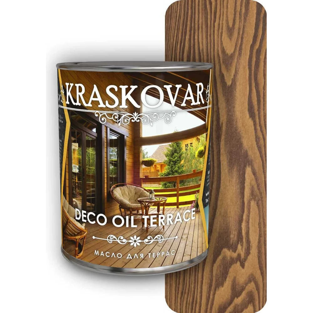 Масло для террас Kraskovar Deco Oil Terrace 1601