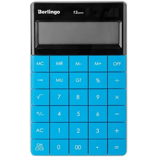 Калькулятор Berlingo Power TX, CIB_100, 12-разрядный, синий