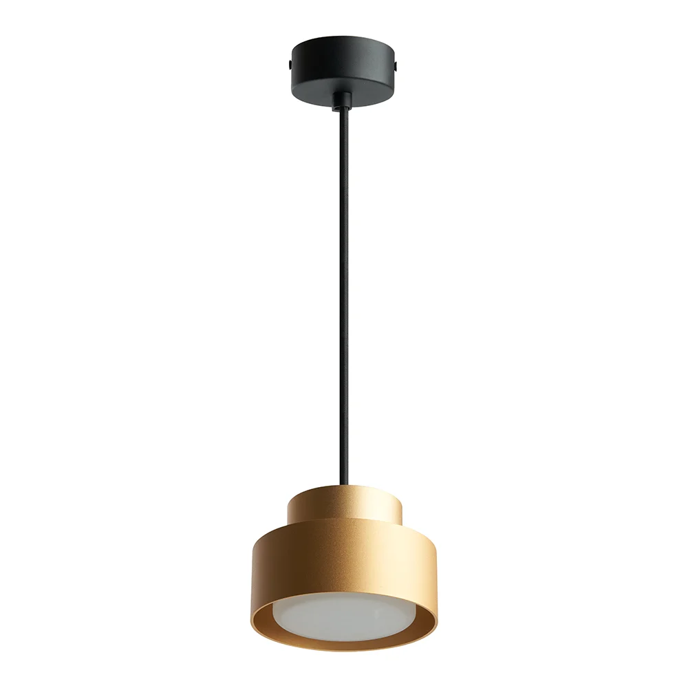 Потолочный светильник FERON hl3678 barrel aura levitation 12w, 230v, gx53, золото, на подвесе 1,7 м, 48411