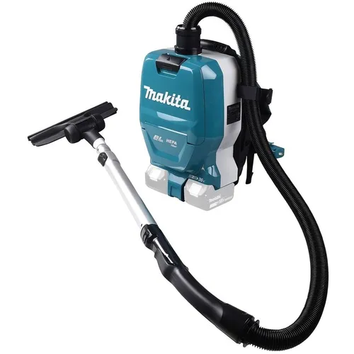 Строительный пылесос Makita DVC261ZX11, аккумуляторный, без АКБ, без ЗУ, синий
