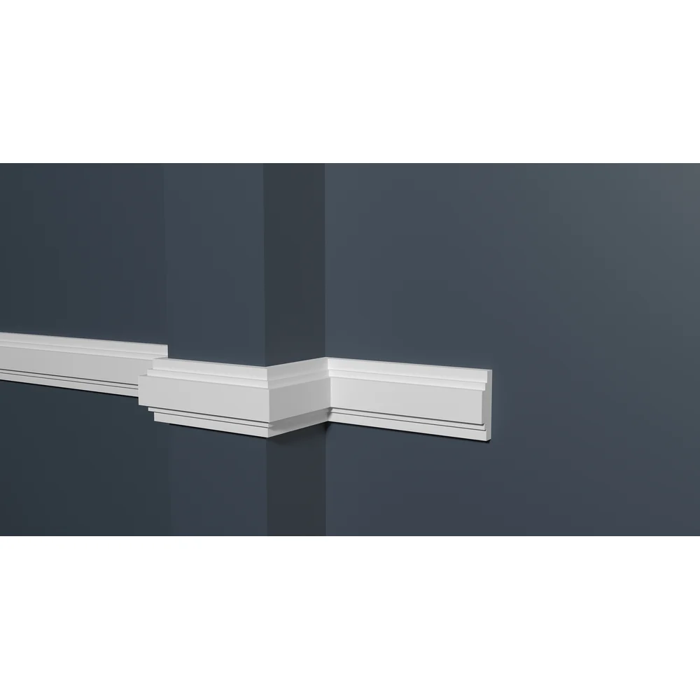 Ударопрочный влагостойкий стеновой молдинг под покраску Decor-Dizayn DD623