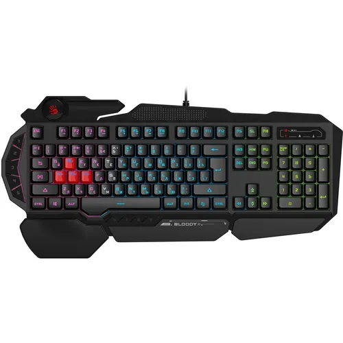 Клавиатура A4TECH Bloody B314, проводная, USB, плунжерная, черный