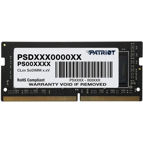 Оперативная память Patriot Signature Line PSD416G32002S DDR4 - 1x 16ГБ 3200МГц, для ноутбуков (SO-DIMM), Ret