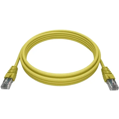 Патч-корд NTSS NTSS-PC-UTP-RJ45-5e-0.15-LSZH-YL, вилка RJ-45, вилка RJ-45, кат.5E, LSZH, 0.15м, желтый