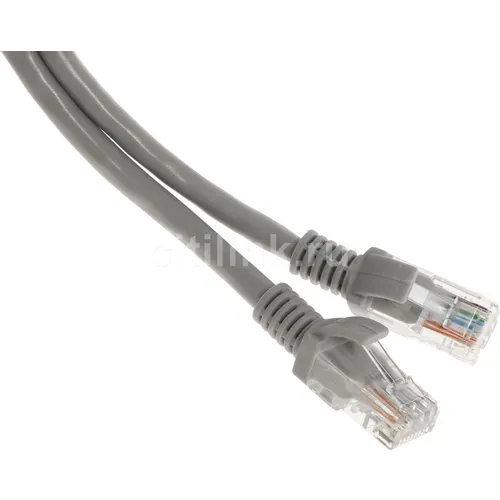 Патч-корд EXEGATE UTP-RJ45-RJ45-C6-0,5M-GY UTP, кат.6, 0.5м, 4 пары, алюминий омедненный, многожильный, серый