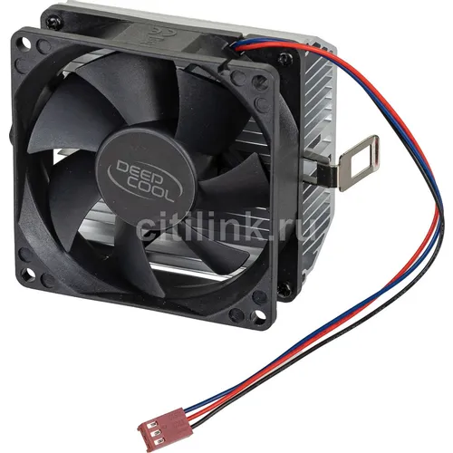 Устройство охлаждения (кулер) DeepCool CK-AM209 V2, 3-pin, 80мм, черный, retail [dp-acal-a09-v2]
