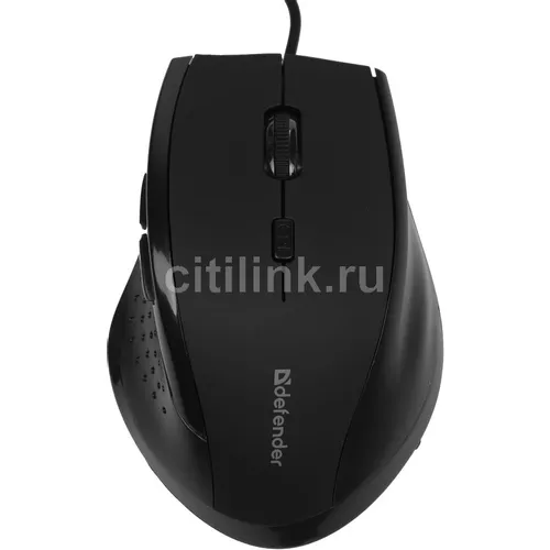 Мышь проводная Defender Accura MM-362, оптическая, USB, 1600dpi, черный [52362]