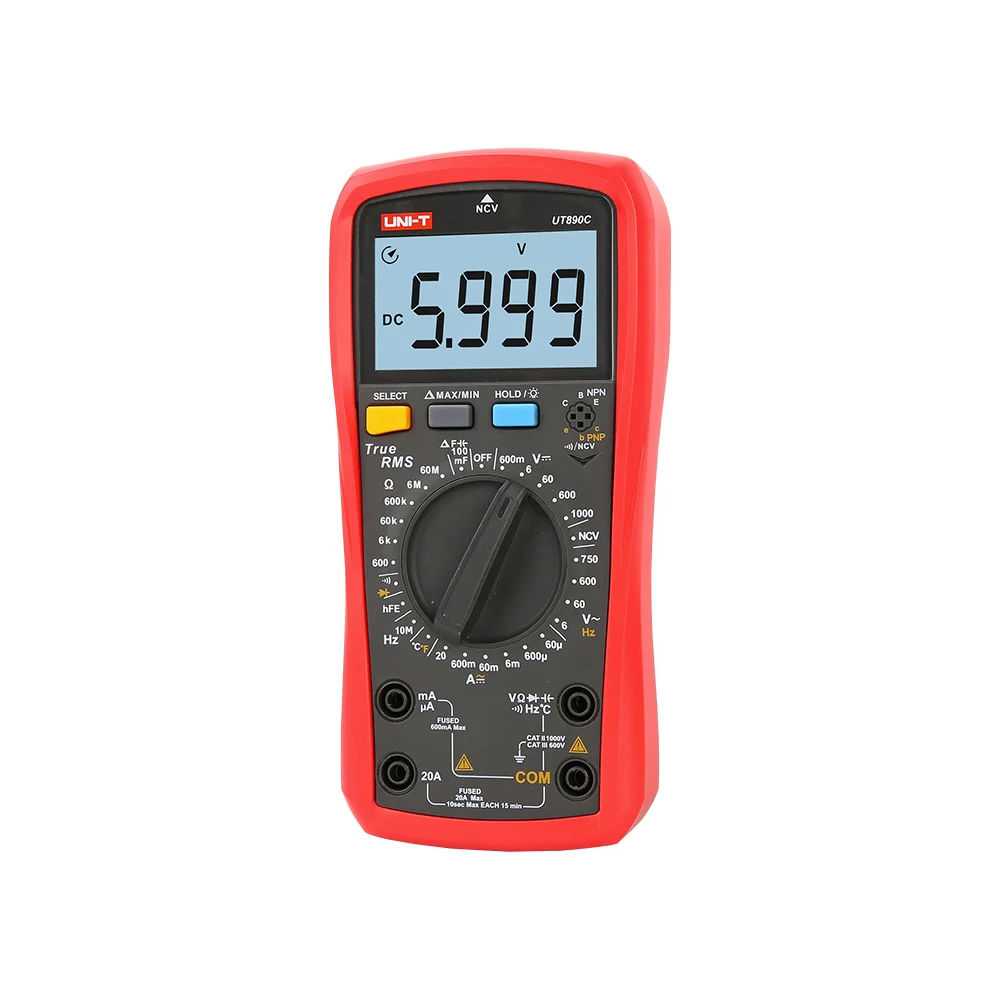 Универсальный цифровой мультиметр UNI-T UT890C 00-00007396
