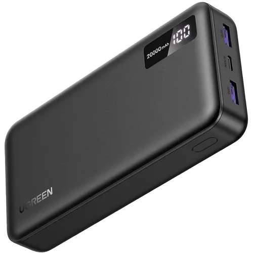 Внешний аккумулятор (Power Bank) UGREEN PB312, 20000мAч, серый [25683]