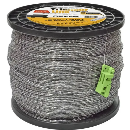 Леска для садовых триммеров REZER Ultra-pro Duo-Twist, 2.4мм, 262м [03.007.00134]