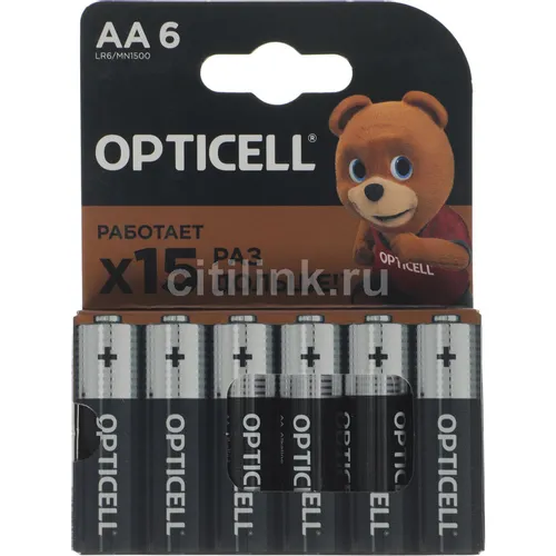 AA Батарейка OPTICELL Basic LR6, 6 шт.