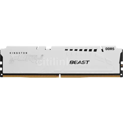 Оперативная память Kingston Fury Beast KF560C30BWE-32 DDR5 - 1x 32ГБ 6000МГц, DIMM, White, Ret
